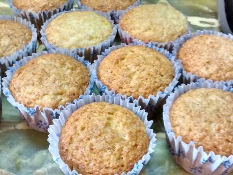 Receta de cupcakes de banana Receta de cupcakes de banana