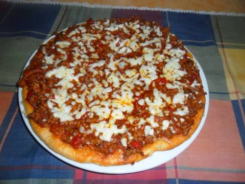 Foto del paso 9 de la receta Pizza boloñesa

