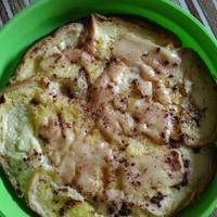 Puding roti tawar teflon (manfaatin sisa roti tawar)