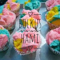 Bolu Kukus Pandan Cokelat Mekar Semua - Asian Steamed Cake