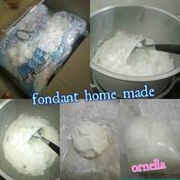 resep untuk berkuah sahur masakan Fondant dasar Marshmallow fondant Resep (Bahan dari