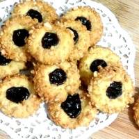 Resep Peanut Choco Thumbprint Cookies renyah+step by step 