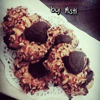 Resep Peanut Choco Thumbprint Cookies renyah+step by step 