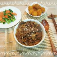 Gyudon Beef Bowl ala Yoshinoya mudah banget