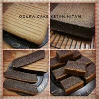 Ogura Cake Ketan Hitam Malaysian Cottoncake