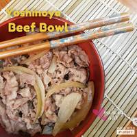 Gyudon Beef Bowl ala Yoshinoya mudah banget