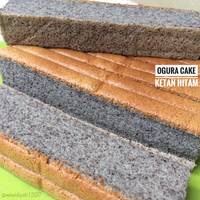 Ogura Cake Ketan Hitam Malaysian Cottoncake