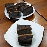 Ogura Cake Ketan Hitam Malaysian Cottoncake