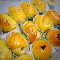 Roti Unyil Sosis Keju Favorit Keluarga ( Mini Sausage roll bun)