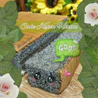Ogura Cake Ketan Hitam Malaysian Cottoncake