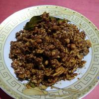 Kering tempe kacang pedas manis