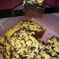  Resep  BROWNIES  COKLAT Panggang  Klasik no Mixer untuk adik 