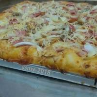 Resep Pizza enak & mudah (no knead dough) oleh Susi Agung 