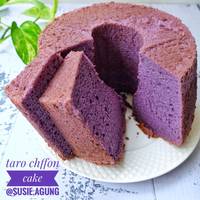 Resep CHIFFON TARO aka Ubi Ungu Super Soft Moist Fluffy 