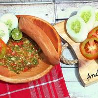 Resep Sambal korek sambal kilat oleh yNy - Cookpad