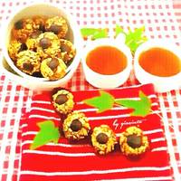 Resep Peanut Choco Thumbprint Cookies renyah+step by step 