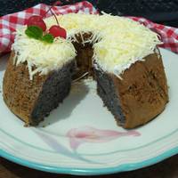 Resep Chiffon Cake Ketan Hitam aka Black Glutinous Rice 