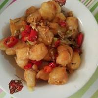 Resep Ayam Cabai Garam mudah,pedess asin endess oleh 