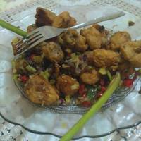 Resep Ayam Cabai Garam mudah,pedess asin endess oleh Tintin Rayner