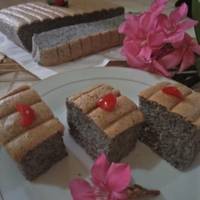 Ogura Cake Ketan Hitam Malaysian Cottoncake