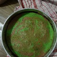 Bolu pandan aka bolu kecebong kocok all in one