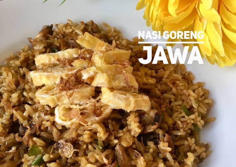 bahan dan cara membuat Nasi Goreng Jawa ??????