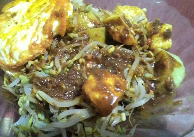 resep masakan Tahu tek tek /tahu telur