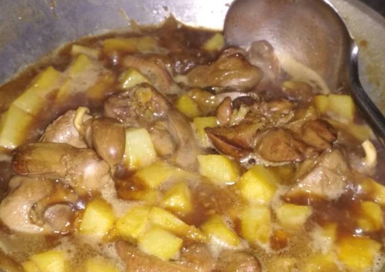 Semur Ati Ampela Ayam recipe main photo