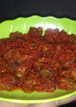 Balado ikan tongkol goreng tepung