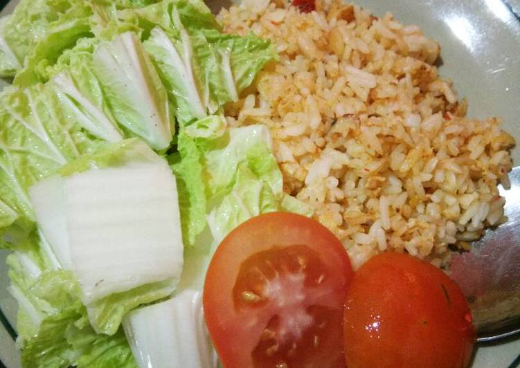 cara membuat Nasi goreng untuk nasi pulen dan keras