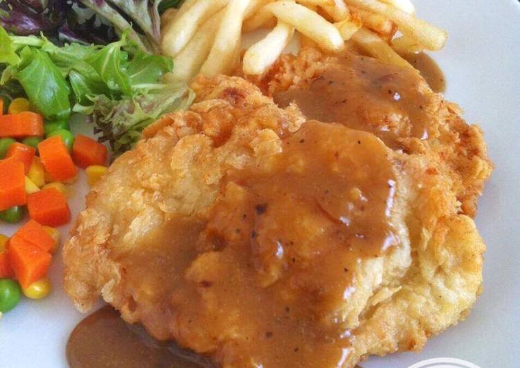 gambar untuk resep makanan Steak Ayam Crispy