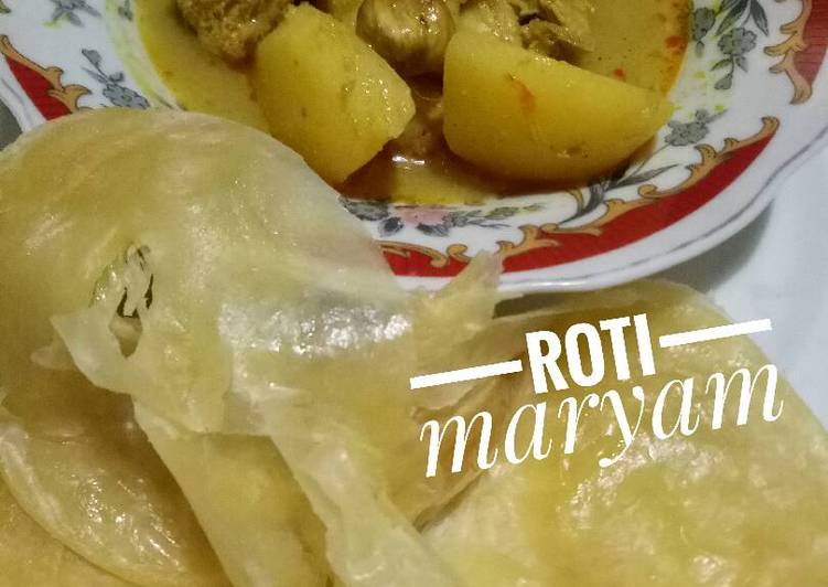 resep lengkap untuk Roti maryam/canai (the best)