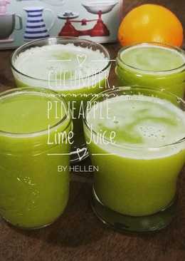 Cucumber, Pineapple, Lime Juice