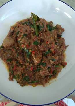 Tumis daging rica kemangi