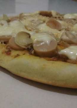 Simple pan pizza