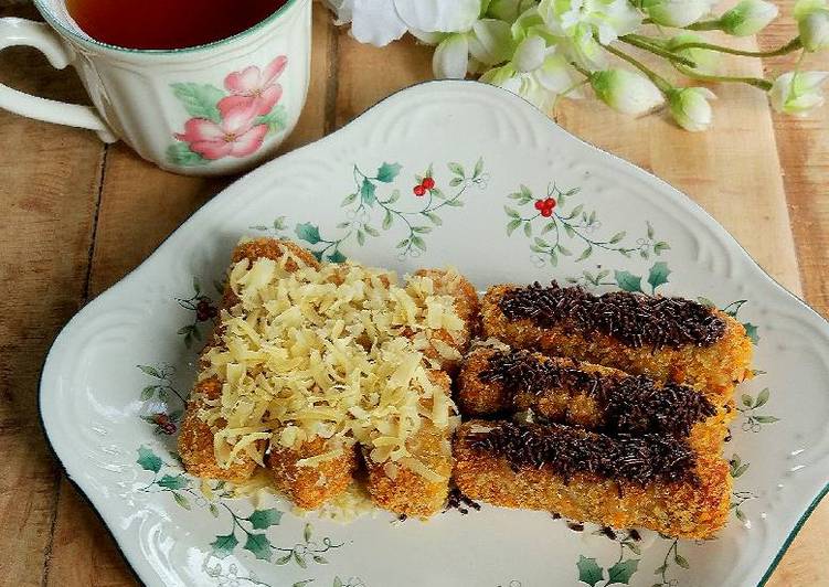 gambar untuk resep makanan Nugget pisang goreng