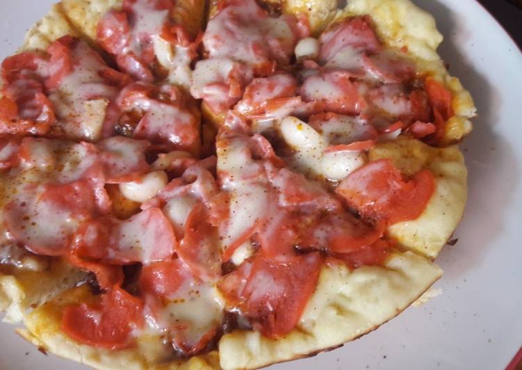 Resep Pizza teflon empuk By Christine Limbara