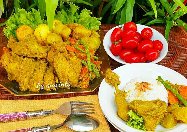 cara membuat Ayam panggang bumbu Opor