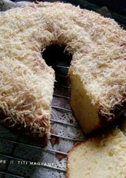 Bolu Tape Lembut Topping Keju