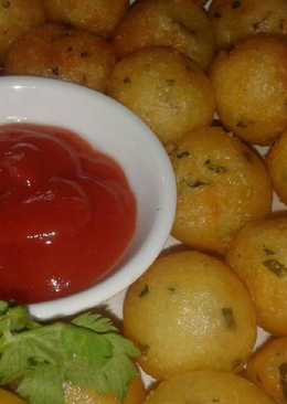 Potato cheese vegetables ball