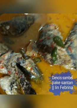Dencis sambel pake santan
