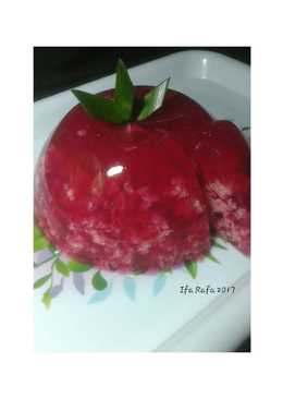 Puding Lumut Buah Naga (Menu Anak)