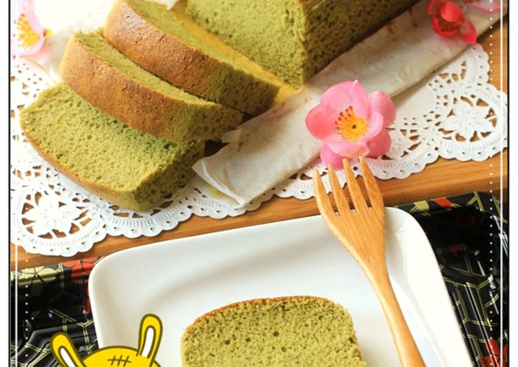 resep Castella Green Tea aka Kasutera - Traditional Japanese Honey Cake