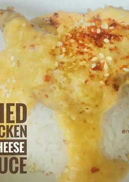 Fried Chicken & Cheese Sauce