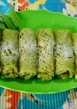 Roti Jala greentea filling keju