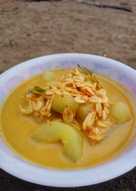 Gulai Timun + Udang Rebon Basah