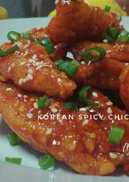 Korean spicy chicken