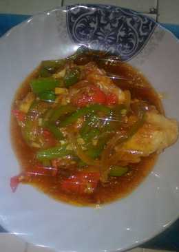 Fish And Chicken Fillet Saus Asam manies