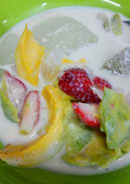 Es buah alpukat strawberry #keto