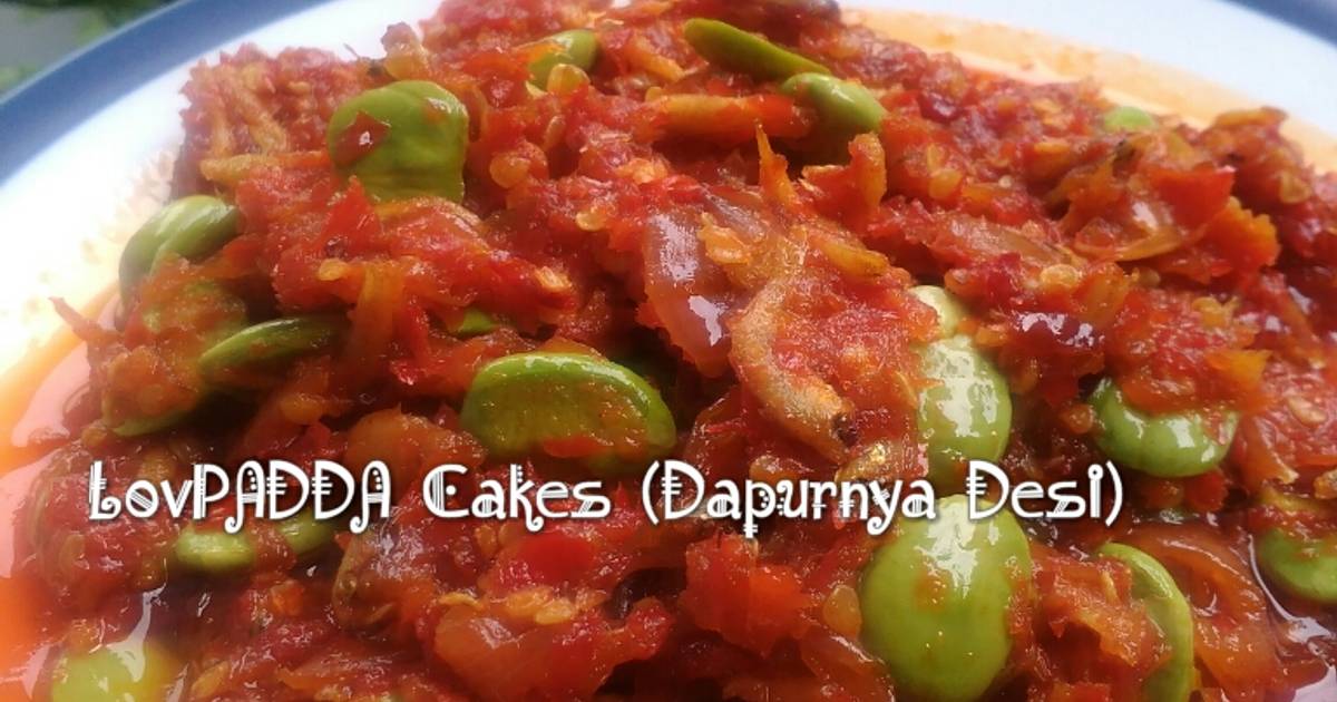 Resep SAMBAL  PETE  DENGAN TERI  MEDAN ala LovPADDA Cakes 